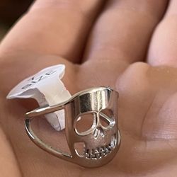 Silver Skull Ring 