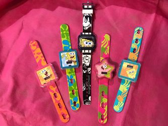 SpongeBob SquarePants Kids Watches Set of 5