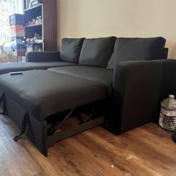 Couch With Pull Out Legs And Storage Underneath 
