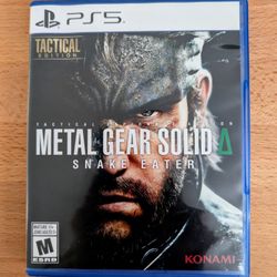 Metal Gear Solid Delta for PS5 (MGS3 remake)
