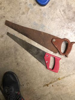 2 hand saws