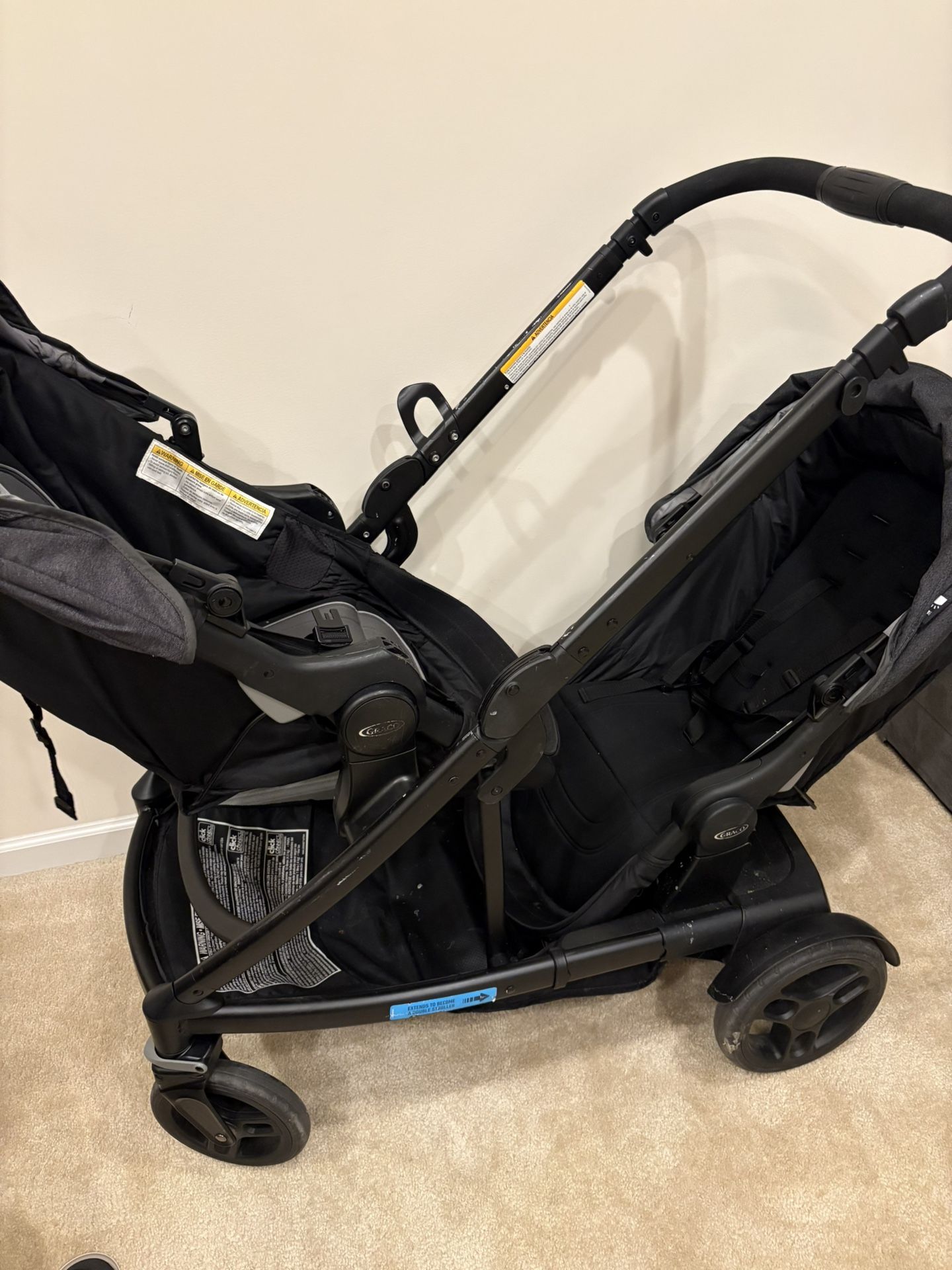 Single To Double Stroller 
