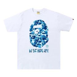 White and blue bape shirt