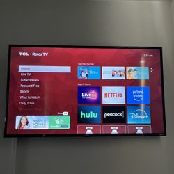 49 Inch TCL Smart Tv 