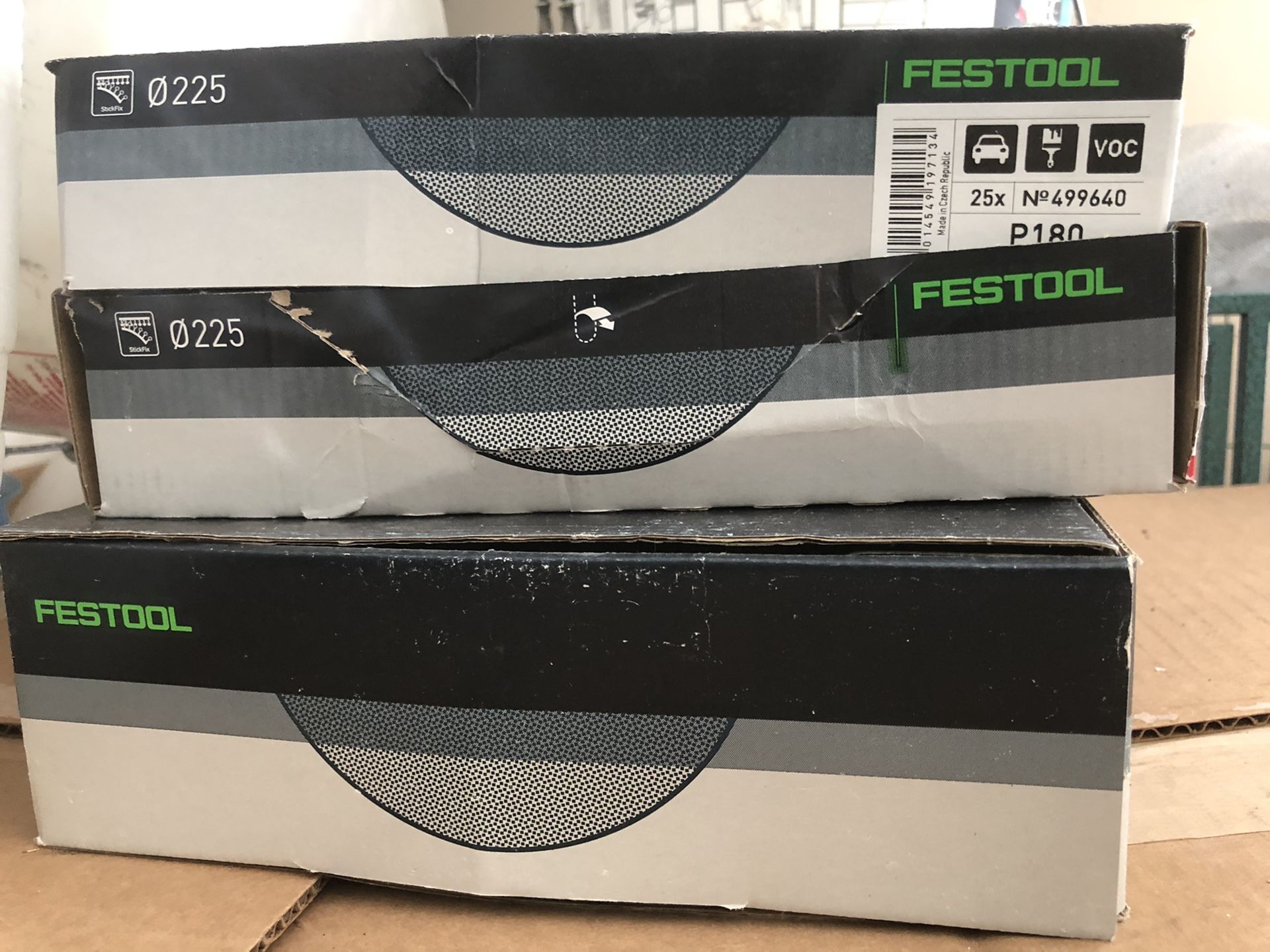 Festool. Dustless popcorn removal machine