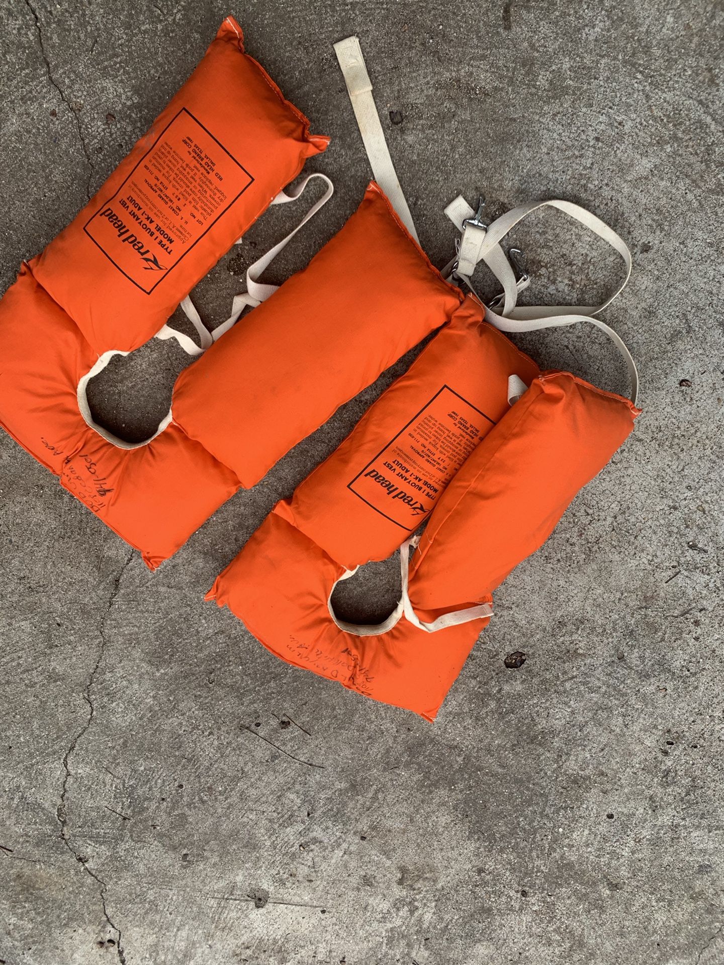 Used Life Jackets / Vest