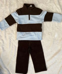 Janie & Jack Winter Set (3T) • NWT • Fleece + Cords All new with tags • Smoke-free home • Rare + gift-ready Janie & Jack Winter Outfit – 3T (NWT)