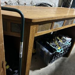 Desk W/ Hutch (chair Too) Corner Tv Stand With Hutch 