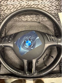 BMW E46 330ci multi-function steering wheel