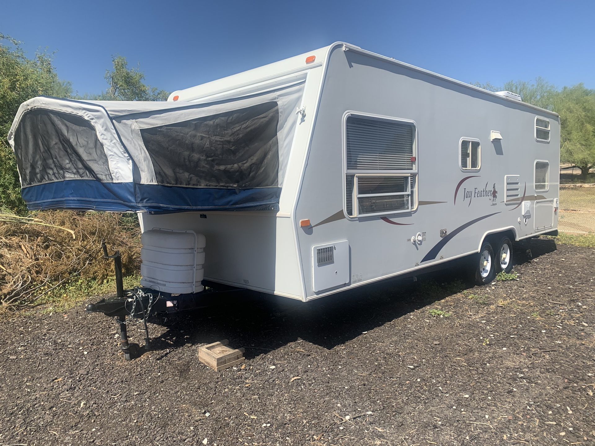 2006 JAY FEATHER 25FT HYBRID BUNKHOUSE BUMPER PULL TRAVEL TRAILER for