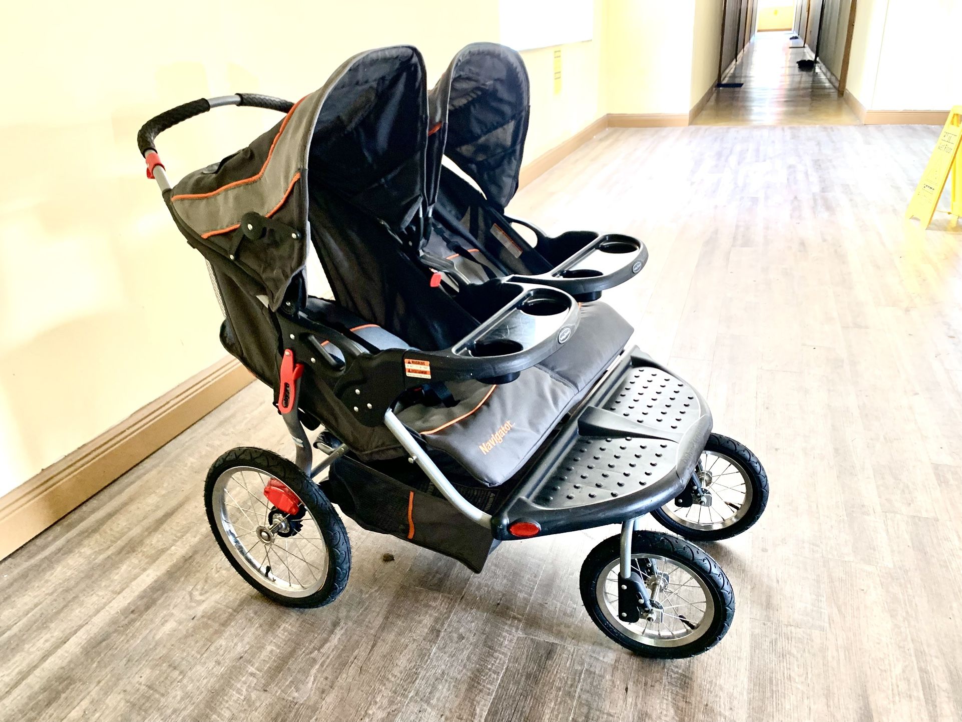 2 Cradle, Baby Stroller Can Hold 2 Toddlers