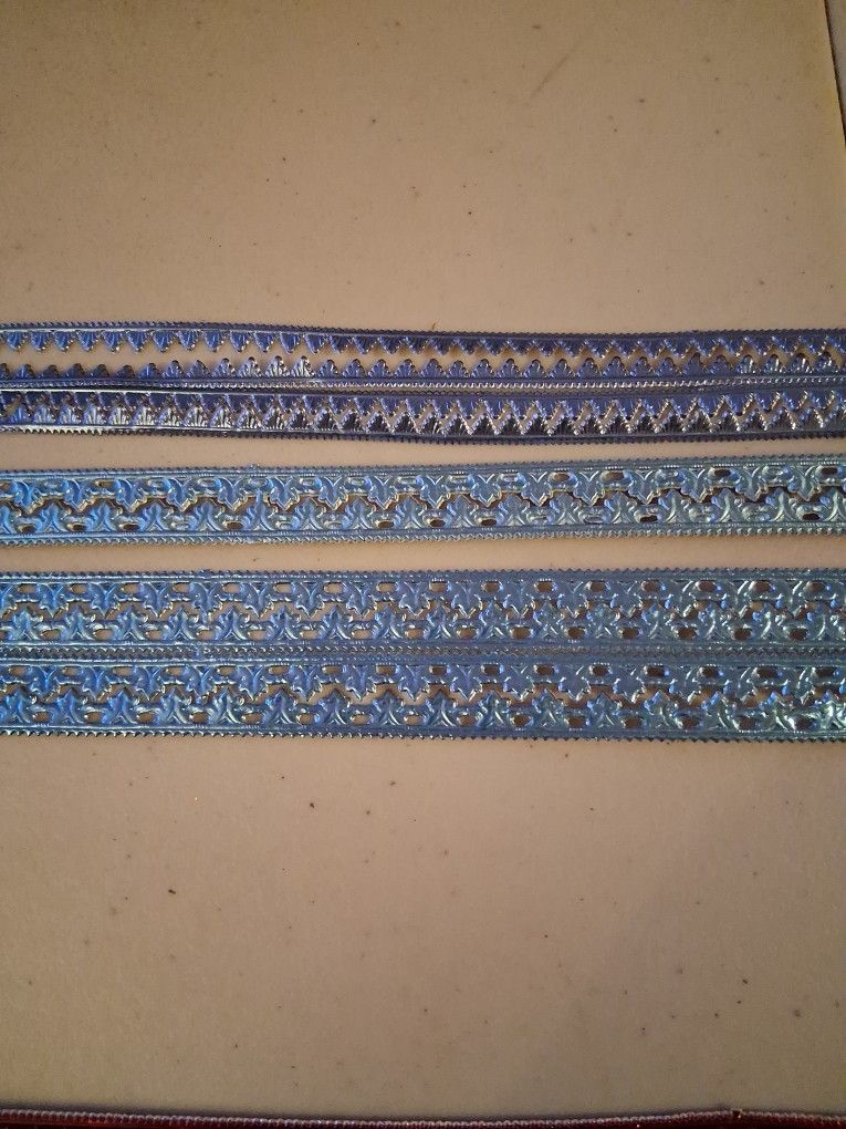 Steel Blue Dresden Trims