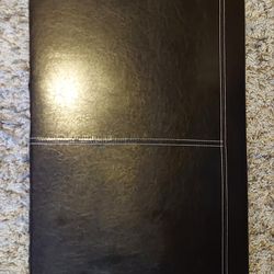 Chocolate Leather Headboard