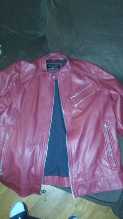 Wilson cycle leather jacket XL