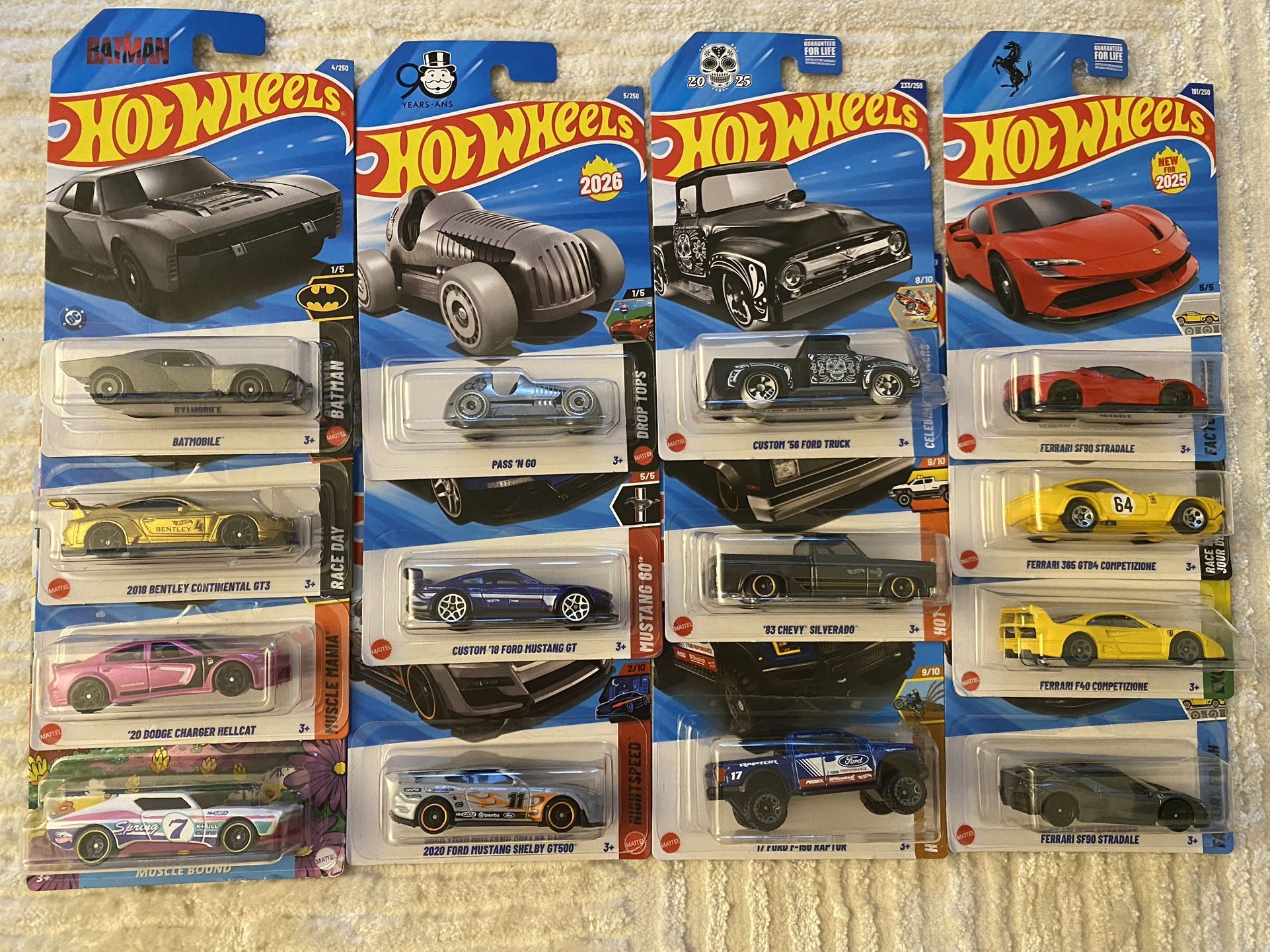 Hot Wheels - $2 Each