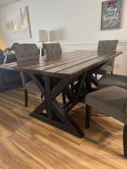 Solid Wood Bar Table