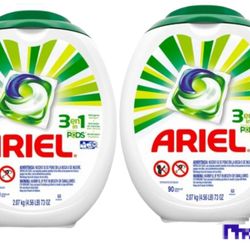 180Ct - ARIEL 3 In 1 PODS, 90 Ea Bottle/Canister 
