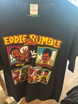 Eddie Rumble black Tshirt