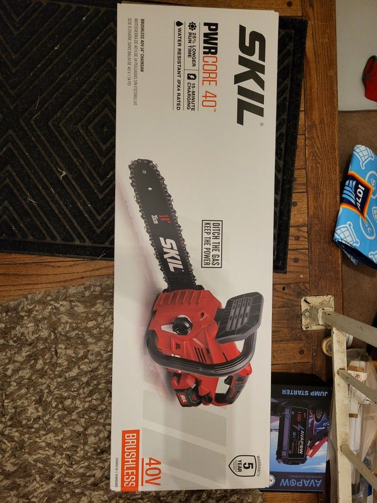 New Skill 40v Battery Chainsaw 