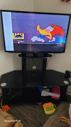 Black TV table