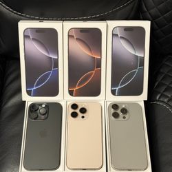 iPhone 16 Pro Desert, Black, Natural 128GB