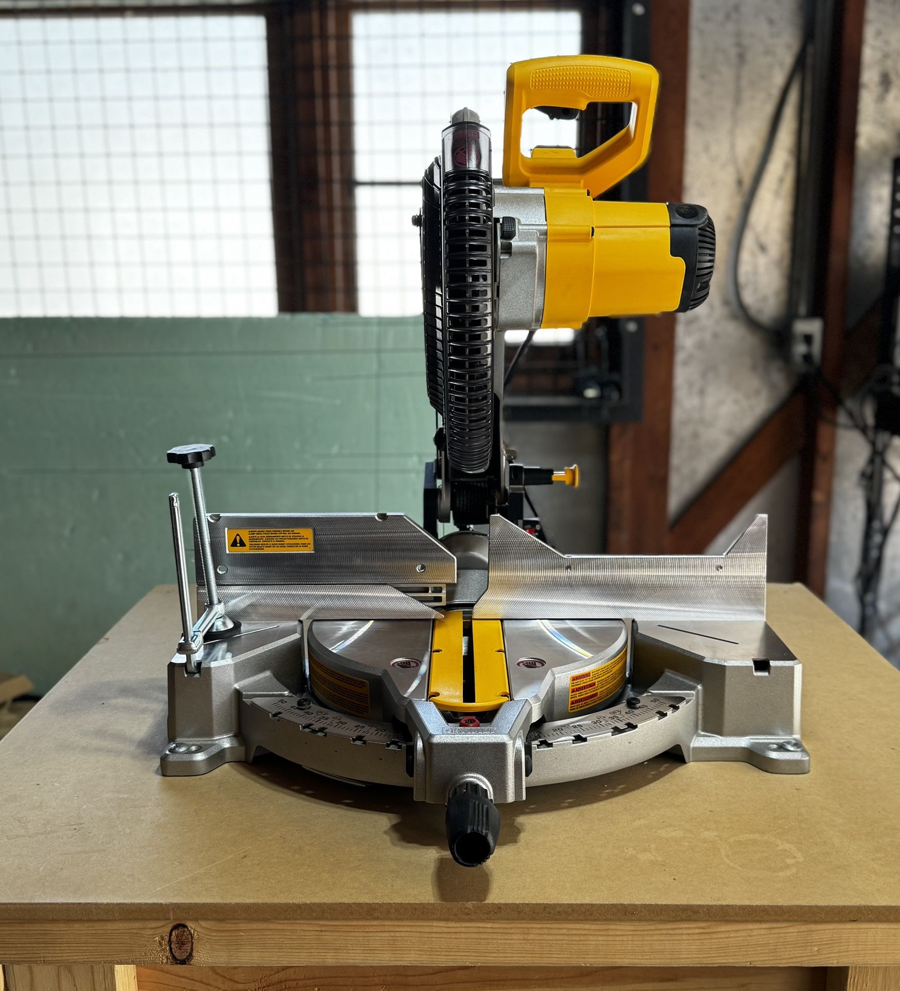 DeWalt DWS715 12” Miter Saw – $215 OBO | Light Use | 2 Blades + Accessories