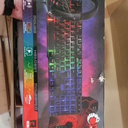 Gaming Keyboard, Mouse, Headset