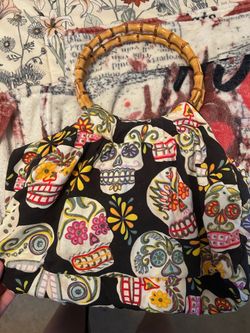 Skull purse handmade ☠️