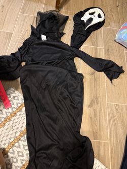 Scream Ghost Face Costume Boys 10 Scary Movie Halloween