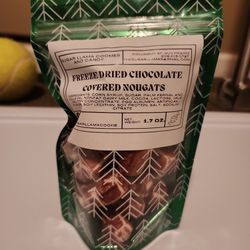 Freeze Dried Chocolate  Covered Nougats