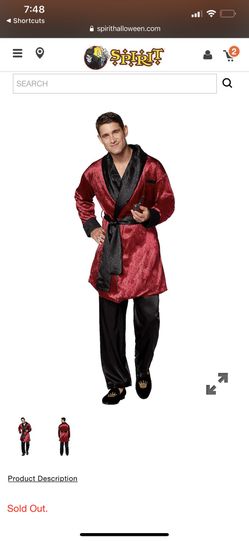 Casanova robe costume