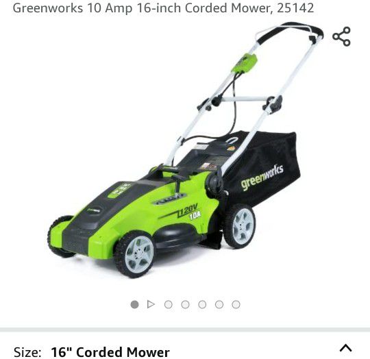 Greenworks Electric Lawn Mower
