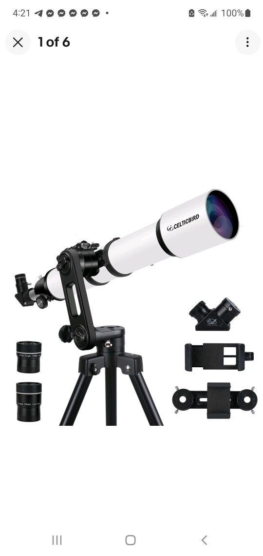 BRAND NEW..Celticbird High Powered, 90mm Aperture 700mm Refractor Telescope