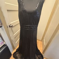 Formal sequin long dress 5xl new