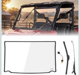StarknightMT 3H Scratch-Resistant Windshield Compatible with Polaris Ranger
1000/ XP 1000/ Crew 1000 2020-2027, Ranger XP 900/ Crew 2013-2019, with Si