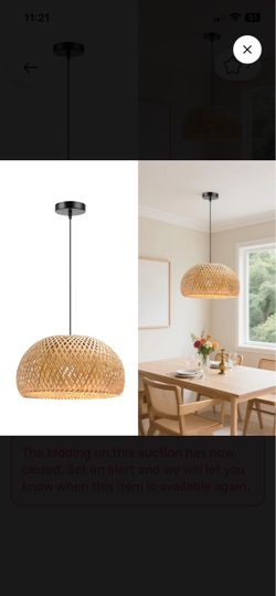 Dining room light fixture