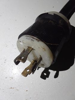 Stove power cord.
