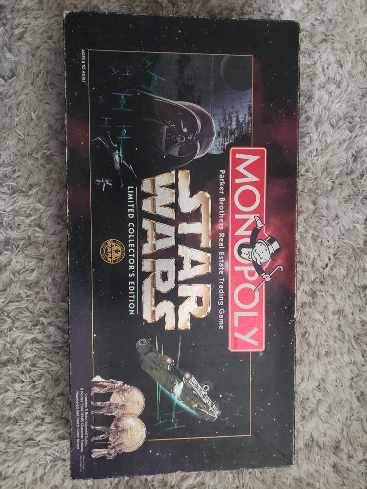 Starwars Monopoly Board Game Collectors Edition 