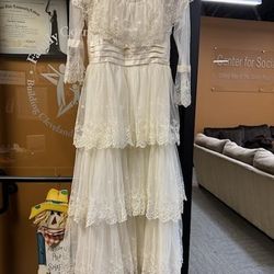 Beautiful Ivory Bohemian Wedding Dress 
