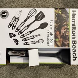 hamilton beach utensil set 14 piece set