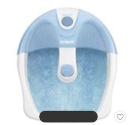 Foot bath with bubbles and heat