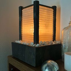 waterfall fountain candle decor 