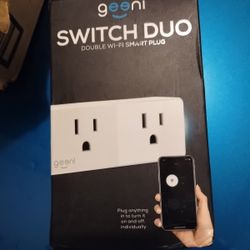 Geeni Switch Duo Double Wifi Smart Plug Works With Google And Alexa