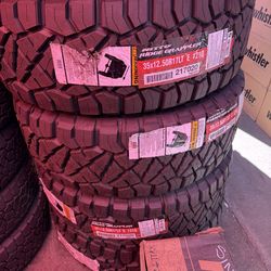 35x12.50r17 Nitto ridge grappler new 35” tires
