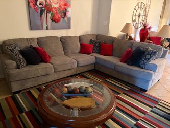 Sectional living room as is