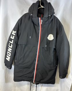 MONCLER E(contact info removed)6005 CHARNIER 3 POLYESTER Black DOWN JACKET Used Good Condition
