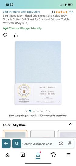 Baby Crib Sheets Organic 100% Cotton (2)