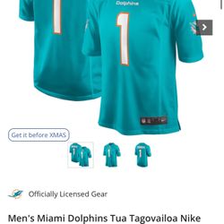 Dolphins Jersey Size M 
