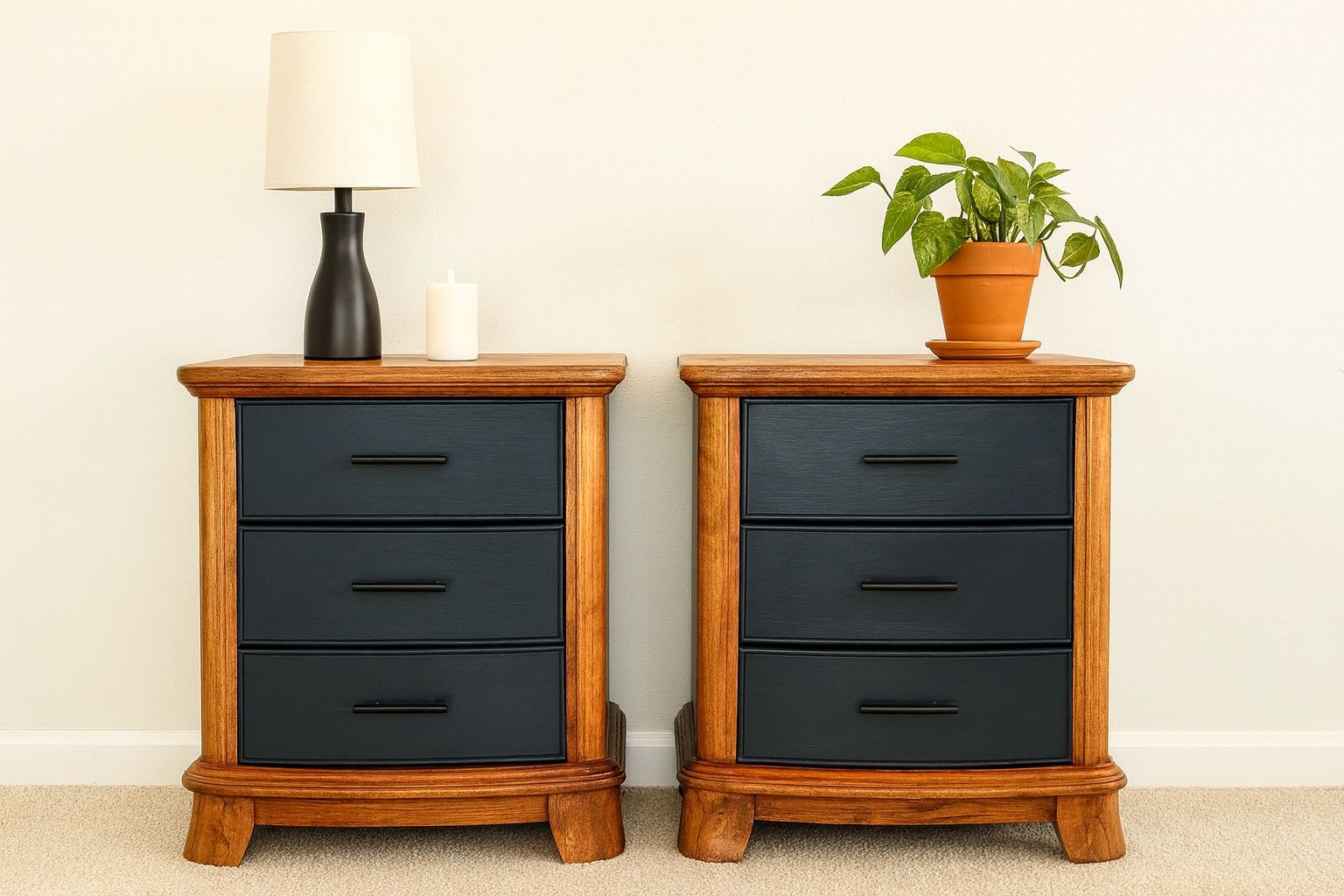 Solid Wood Nightstands 