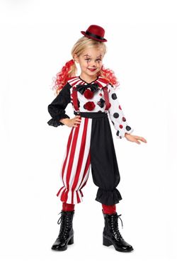 NWT California Costumes Kreepy Klown Kid Size: Large